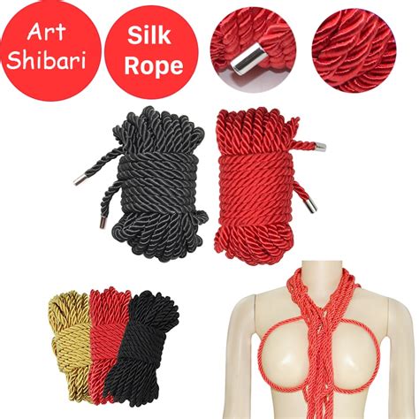 Shibari Rope Bondage Sex Rope Slave Restraint Soft Silk Cotton Adult