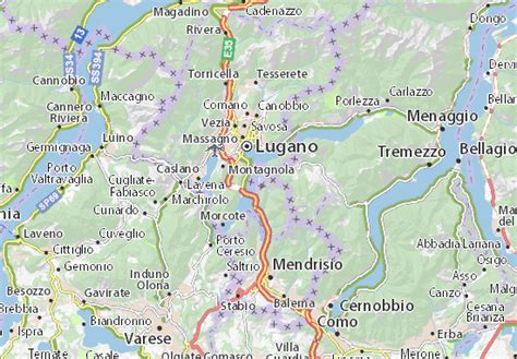 MICHELIN-Landkarte Campione d'Italia - Stadtplan Campione d'Italia - ViaMichelin