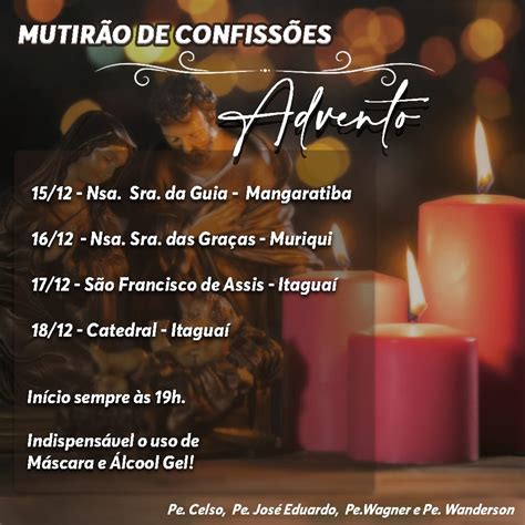 Mutir O De Confiss Es Diocese De Itagua