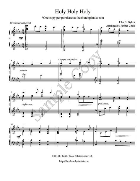 Free Sacred Piano Sheet Music Pdf