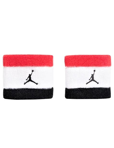 Jordan Terry Wristbands 'Fire Red/White/Black' – Bouncewear