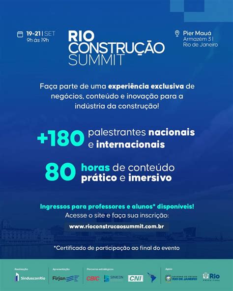 Rio Constru O Summit Eau Uff Escola De Arquitetura E Urbanismo