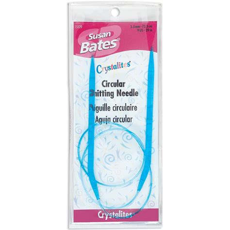 Susan Bates 29 Inch Crystallites Circular Knitting Needle 5 5mm