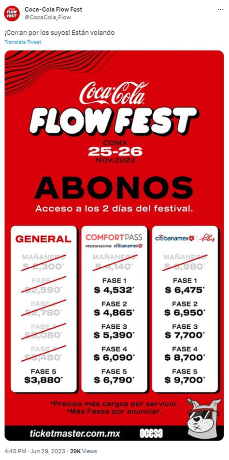 Coca Cola Flow Fest Le Quiere Ganar A Los Precios Del Corona