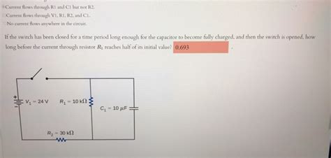 Solved Consider The Circuit Below Assume That The Capacitor Chegg