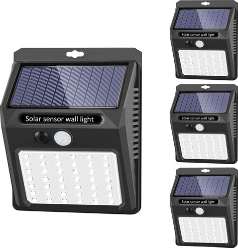 SEZAC Lampe Solaire Exterieur Lumiere Solaire Exterieur Avec Panneau