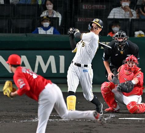 阪神・佐藤輝が2点右前打 糸井引退試合で近大の後輩が先制打「嘉男さんありがとう」 ライブドアニュース