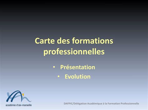 Ppt Carte Des Formations Professionnelles Powerpoint Presentation