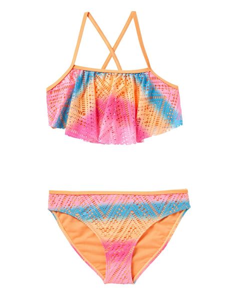 Bikini mit Farbverlauf Y F K neon orange Günstig bei KiK