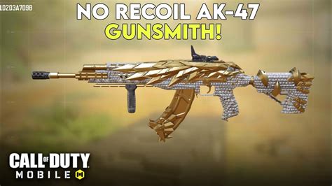 BEST 0 Recoil AK 47 Gunsmith Gameplay In COD Mobile New AK 47