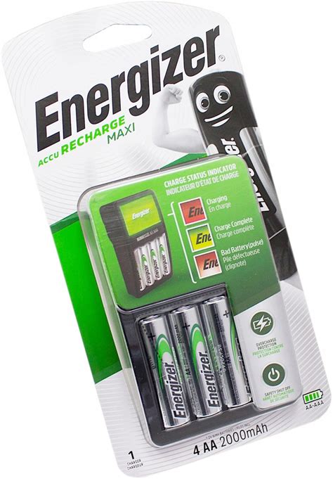 Ładowarka Energizer 4 Akumulatorki R6 Aa 2000mah 10428807713