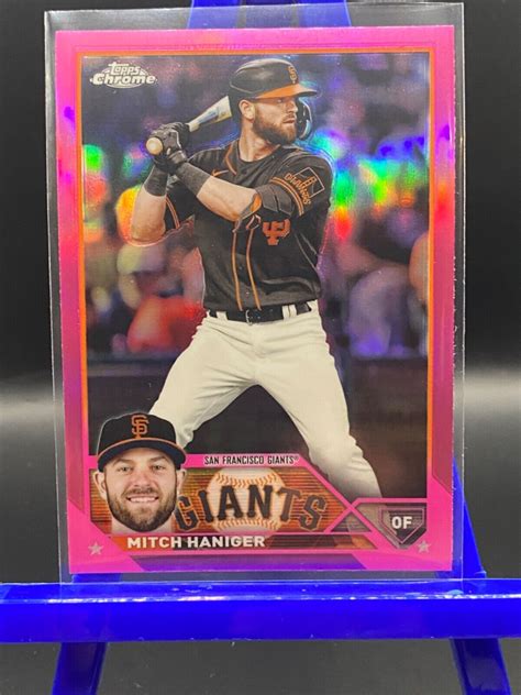 Topps Chrome Baseball Mitch Haniger Pink Refractor Ebay