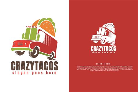 Tacos Truck Logo Template By Slidehack On Envato Elements Logo