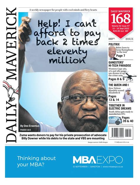 Daily Maverick September Newspaper Get Your Digital Subscription