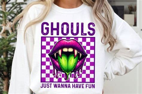 Ghouls Just Wanna Have Fun Halloween SVG Graphic By DesignAttend