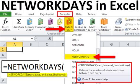 Mastering The Networkdays Function In Excel A Comprehensive Guide Smart Tutorials