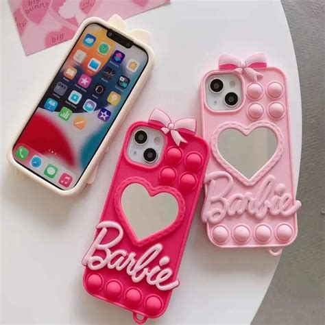 Barbie Heart Mirror Case - The Gadget Oufit