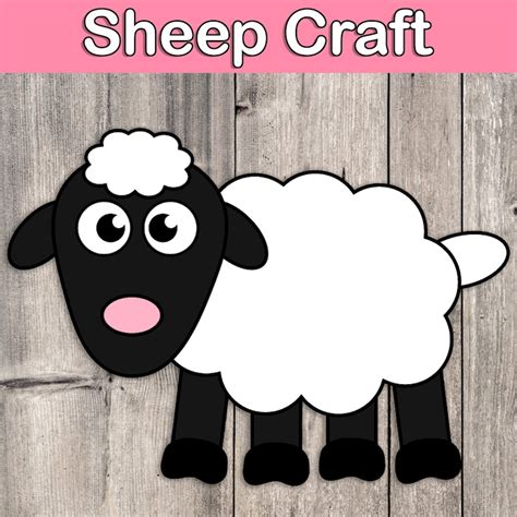 Sheep Craft, Farm Craft, Farm Animals, Montessori, Beginning Scissors ...