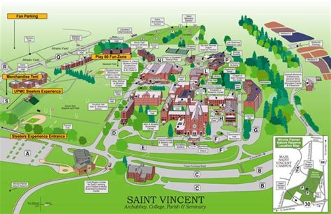 St. Vincent Hospital Campus Map