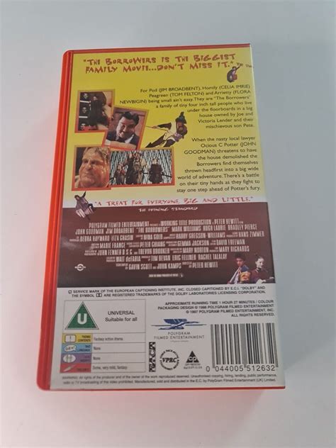 The Borrowers Polygram Vhs Big Box Jim Broadbent John Etsy Australia