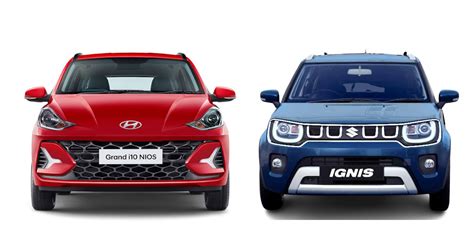 Hyundai Grand I Nios Vs Maruti Suzuki Ignis Comparing Their Variants