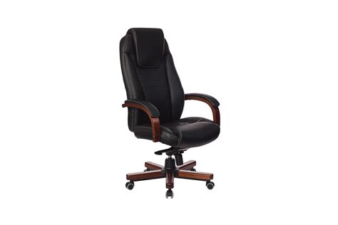 Кресло руководителя Бюрократ T-9923WALNUT черное арт. 08-86958 купить в ...