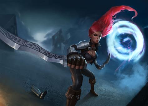 Katarina - fan art splash by gogo1409 on DeviantArt