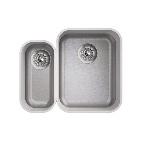 MIXA Solid Surface Kitchen Sink With Stainless Steel Bottom