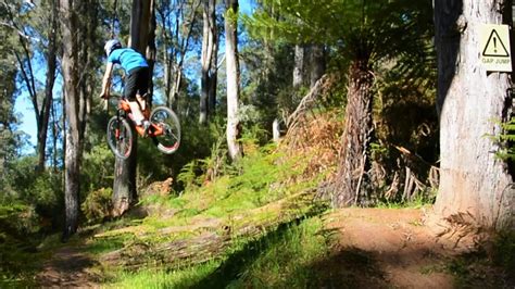 mountain bike trail jumps  melbourne youtube