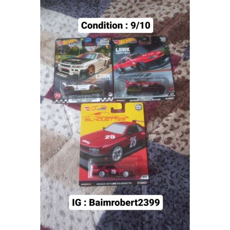 Hot Wheels Nissan Skyline Silhoutte LB ER34 Silhouette Nissan Skyline