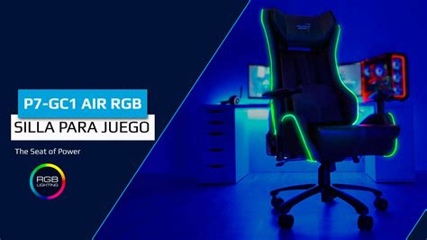 La P7-GC1 es la silla gaming RGB de Aerocool