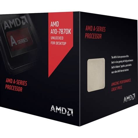 Procesador AMD Socket Fm2 A10 7870K 3 9Ghz Aloe Informatica