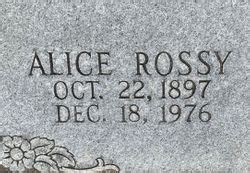 Alice Rossy Kunz Find A Grave Memorial