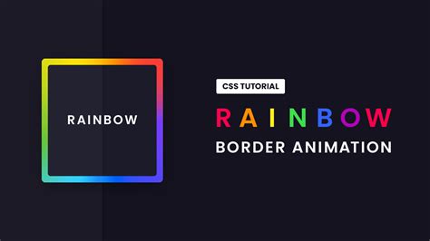 Rainbow Border Animation CSS | CSS Gradient Border | Coding Artist