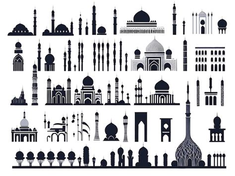 Premium AI Image | Islamic Symbols Vector Concept