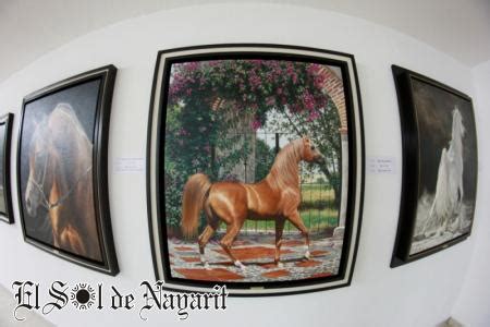 Inauguran Exposición pictórica denominada Caballos Pincel y Color El