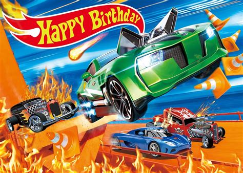 NOBRAND X FT Racing Happy Birthday Backdrop Cartoon Hot Car India Ubuy