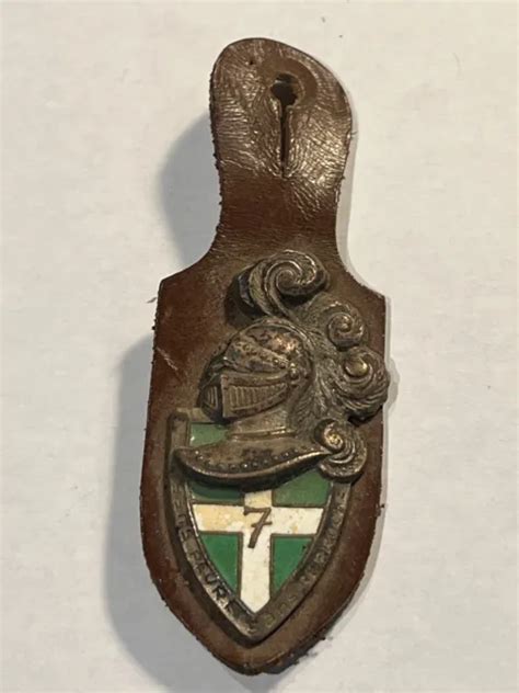 INSIGNE PUCELLE 7ÈME Régiment D infanterie 107 33 P3 A3 31 EUR 11 90