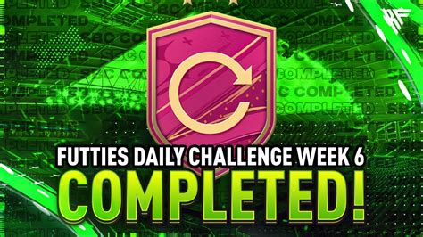 Futties Daily Challenge Sbc Completed Week Tips