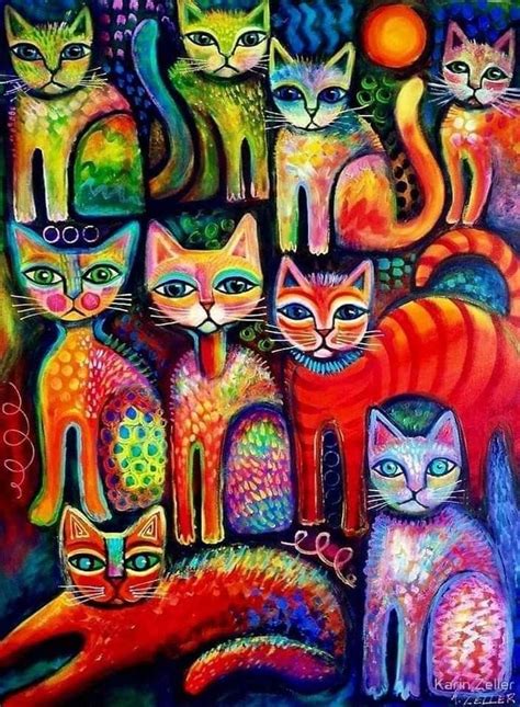 Pin by Julie on Art | Cat painting, Cat art, Cat drawing
