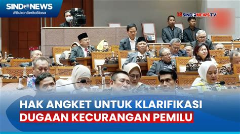 Hak Angket Dibahas Di Sidang Paripurna DPR Sindo Pagi 07 03 YouTube