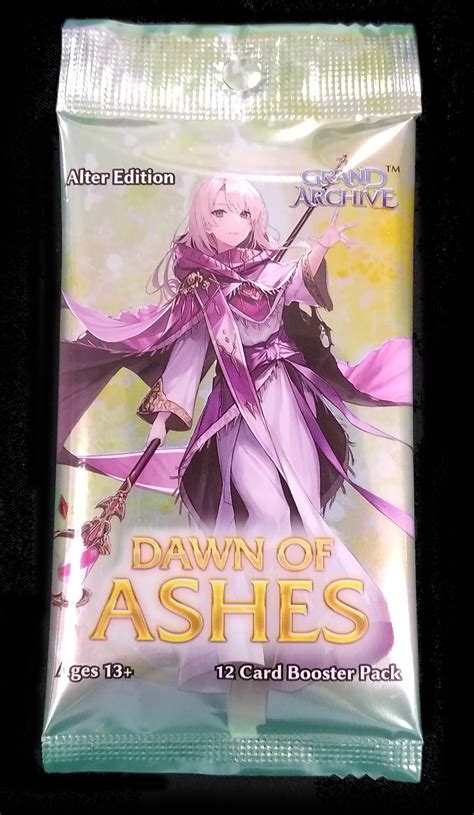 Grand Archive Dawn Of Ashes Alter Edition Booster Pack Valhalla Hobby