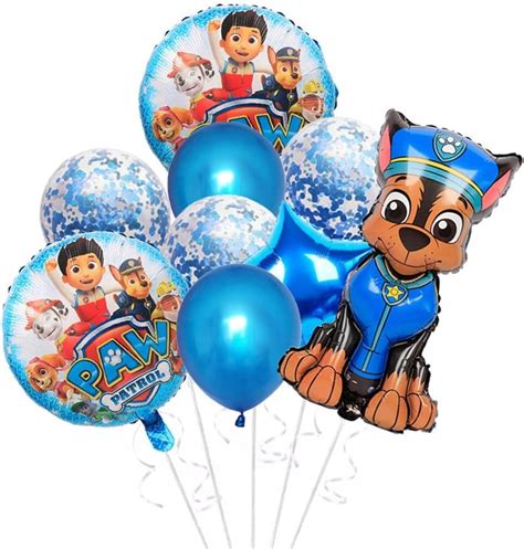 Zestaw Foliowych Balon W Psi Patrol Paw Patrol Chase Na Urodziny