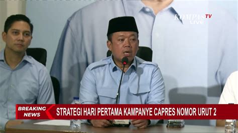 Hari Pertama Kampanye Tkn Prabowo Gibran Serahkan Bantuan Ke Palestina