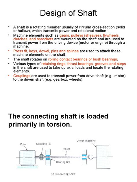 317494352-Design-of-Shaft.ppt | Stress (Mechanics) | Gear