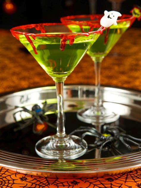 Zombie Slime Shooters Halloween Cocktail Recipe | HGTV