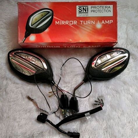 Jual Spion Led Sein Beat Genio Vario 150 125 Mirror Nyala Sein Original