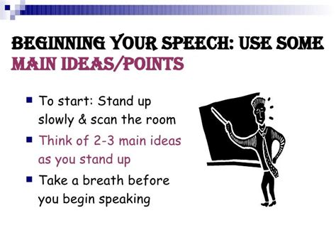 Info Impromptu Speech Tips