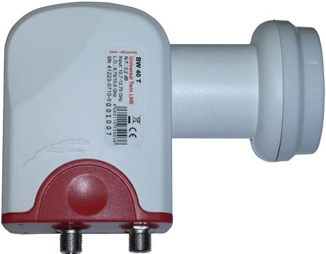 SAT BW40T: Universal twin LNB, 0.2 dB - 40 mm feed at reichelt elektronik