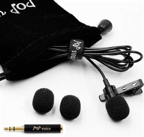 Pop Voice Professional Lavalier Lapel Microphone Microphone Top Gear